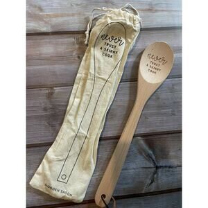 Never Trust A Skinny Cook Wooden Spoon